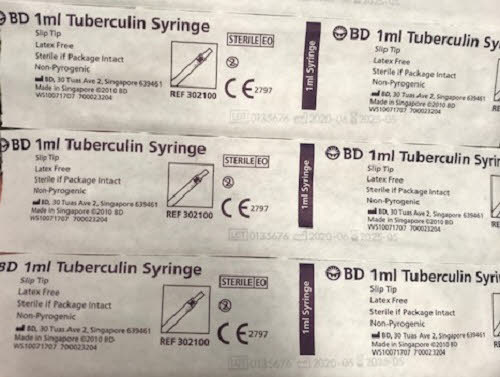 1ml BD Tuberculin Syringe